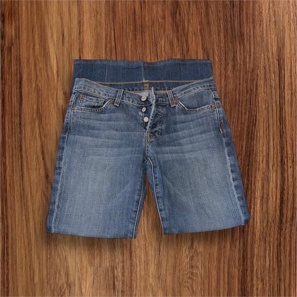 7 for All Mankind Boycut Jean sz 28 - Picture 3 of 11